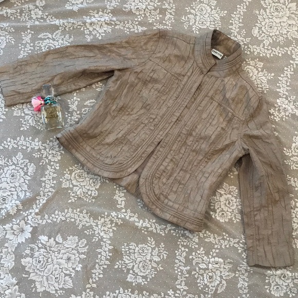 New Chico’s Crinkle Jacket Blazer - Picture 2 of 7